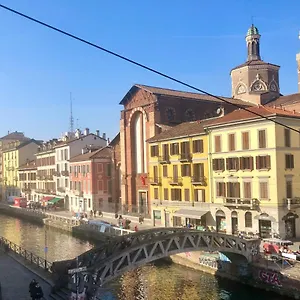 Canal View Historical Milan